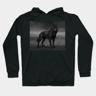 Black dog Hoodie